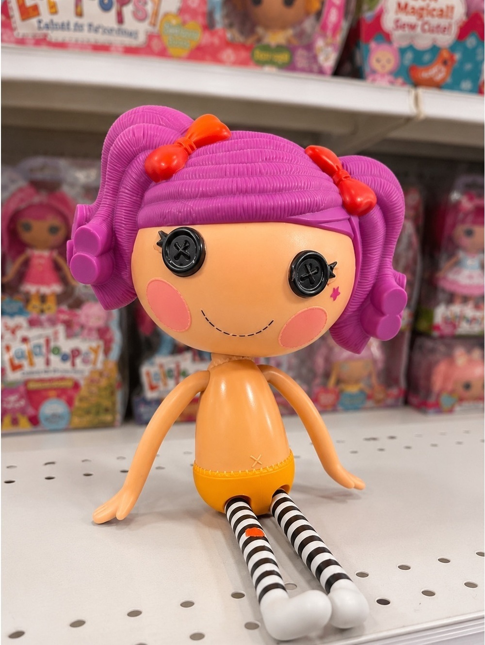 Lalaloopsy Peanut Big Top Doll 13” Purple Hair Circus Doll